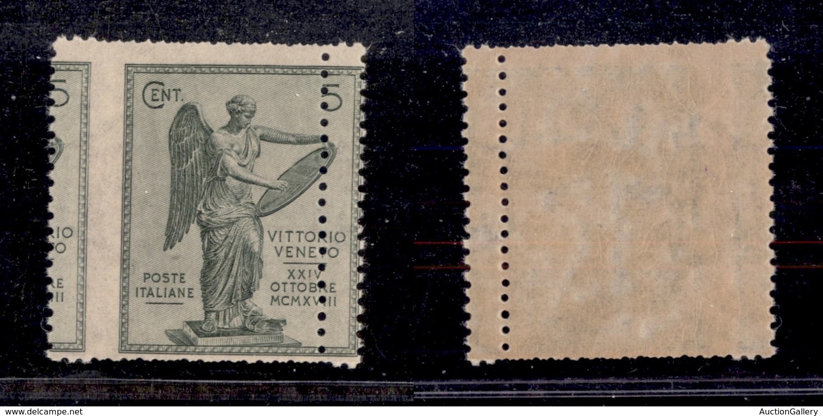 0179 REGNO - 1921 - Vittoria - 5 Cent (119ia) Con Doppio Pettine A Destra - Gomma Integra (750) - Other & Unclassified