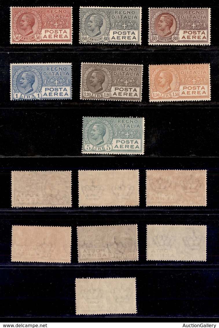0220 REGNO - 1926/1928 - Posta Aerea (2A/7) - Serie Completa - Gomma Integra (450) - Other & Unclassified