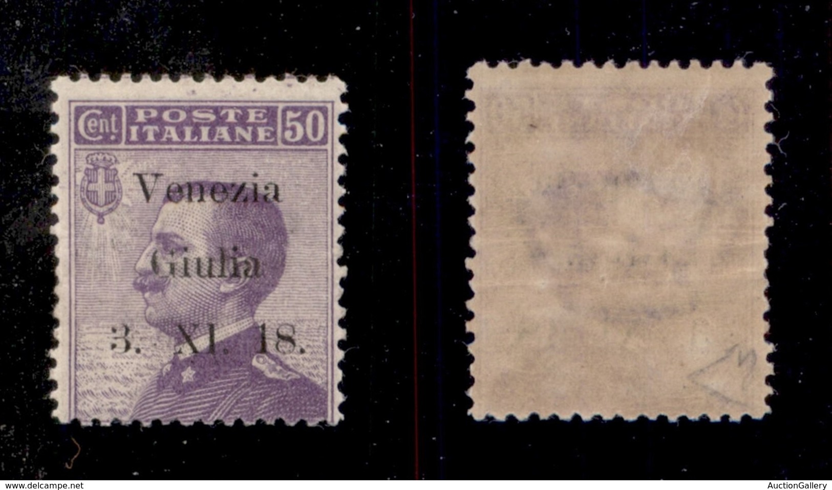 0445 OCCUPAZIONI - VENEZIA GIULIA - 1918 - Saggio - 50 Cent Michetti (S1) Nuovo Con Gomma - Diena (1.400) - Altri & Non Classificati