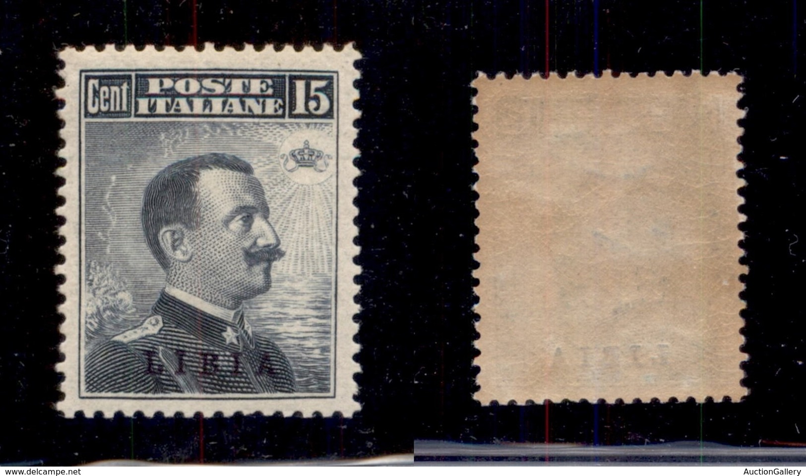 0561 COLONIE ITALIANE - LIBIA - 1912 - 15 Cent (5) - Gomma Integra - Ottimamente Centrato - Molto Bello (2.280) - Autres & Non Classés