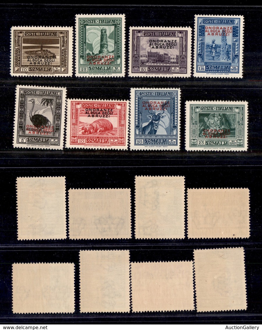 0606 COLONIE ITALIANE - SOMALIA - 1934 - Duca Degli Abruzzi (185/192) - Serie Completa - Gomma Integra (750) - Autres & Non Classés