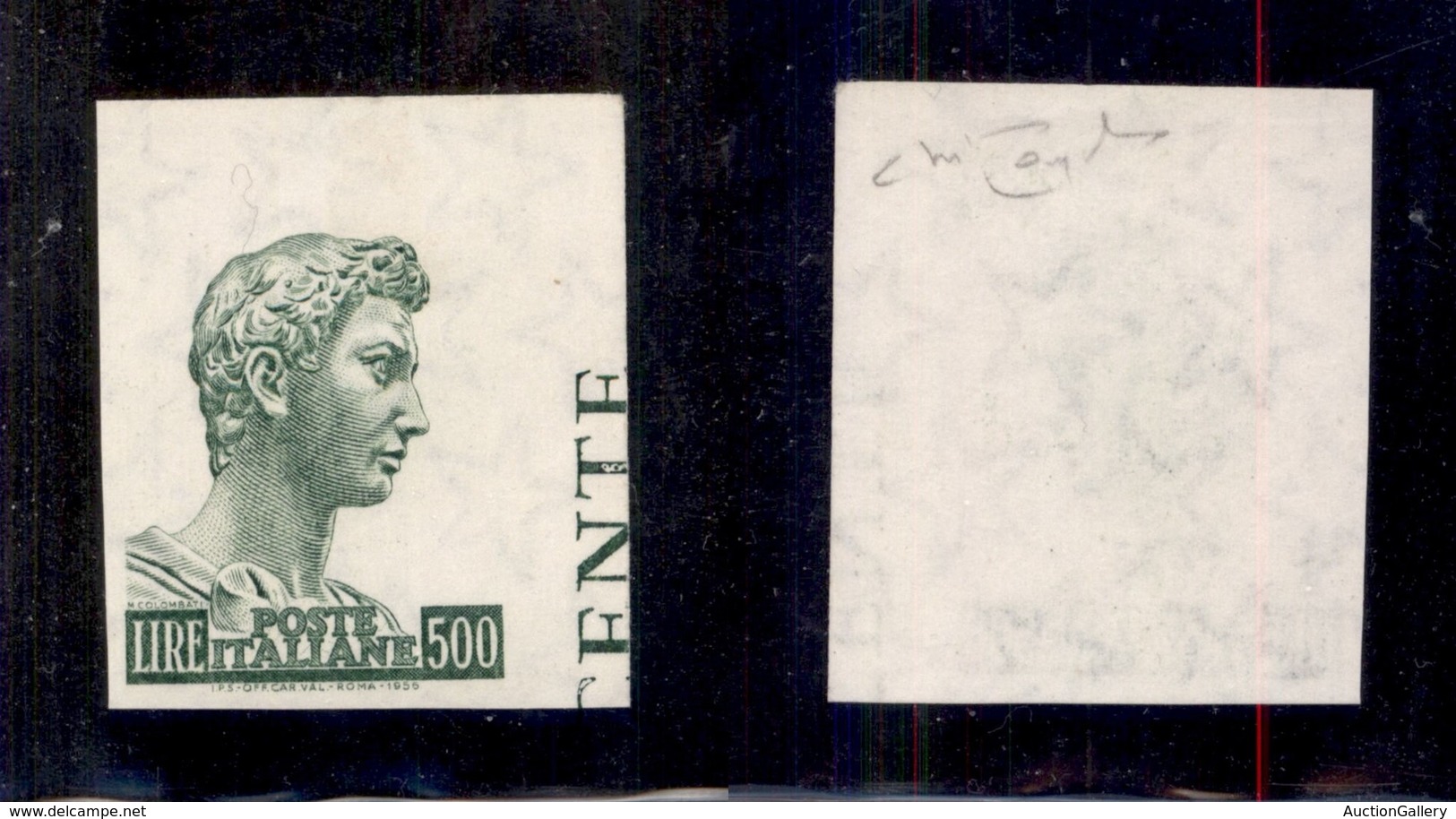 0634 REPUBBLICA - 1969 - 500 Lire Donatello (810A) Non Dentellato - Gomma Integra - Raybaudi - Altri & Non Classificati