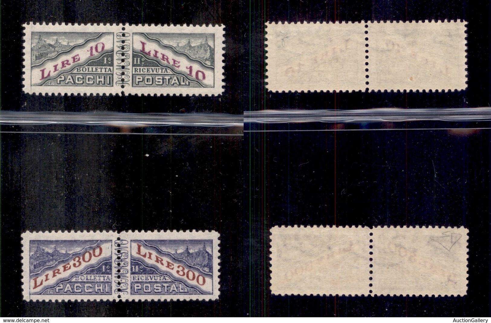 0682 SAN MARINO - 1953 - Pacchi Postali (35/36) - Serie Completa - Gomma Integra - Diena (350) - Other & Unclassified