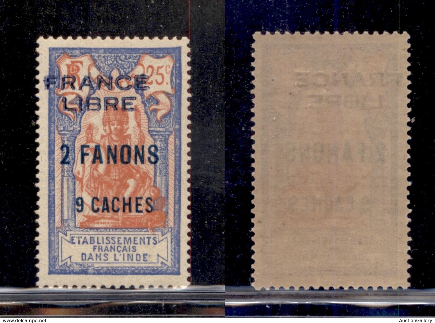 0744 OLTREMARE - COLONIE FRANCESI - India Francese - 1941 - France Libre (131) - Gomma Integra (3.000) - Autres & Non Classés