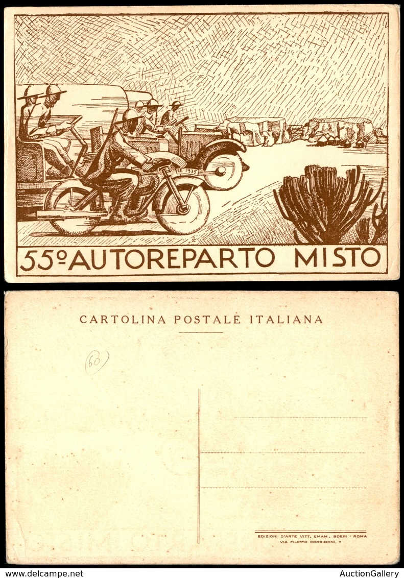 1689 CARTOLINE - MILITARI - 55° Autoreparto Misto - Nuova FG - Other & Unclassified