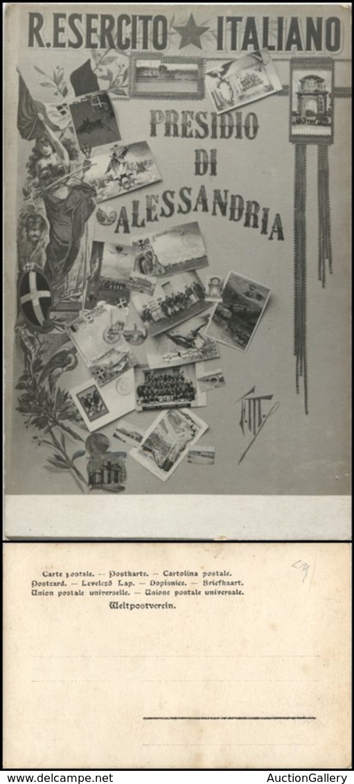 1925 CARTOLINE - MILITARI - R.esercito Italiano - Presidio Di Alessandria - Nuova - Altri & Non Classificati