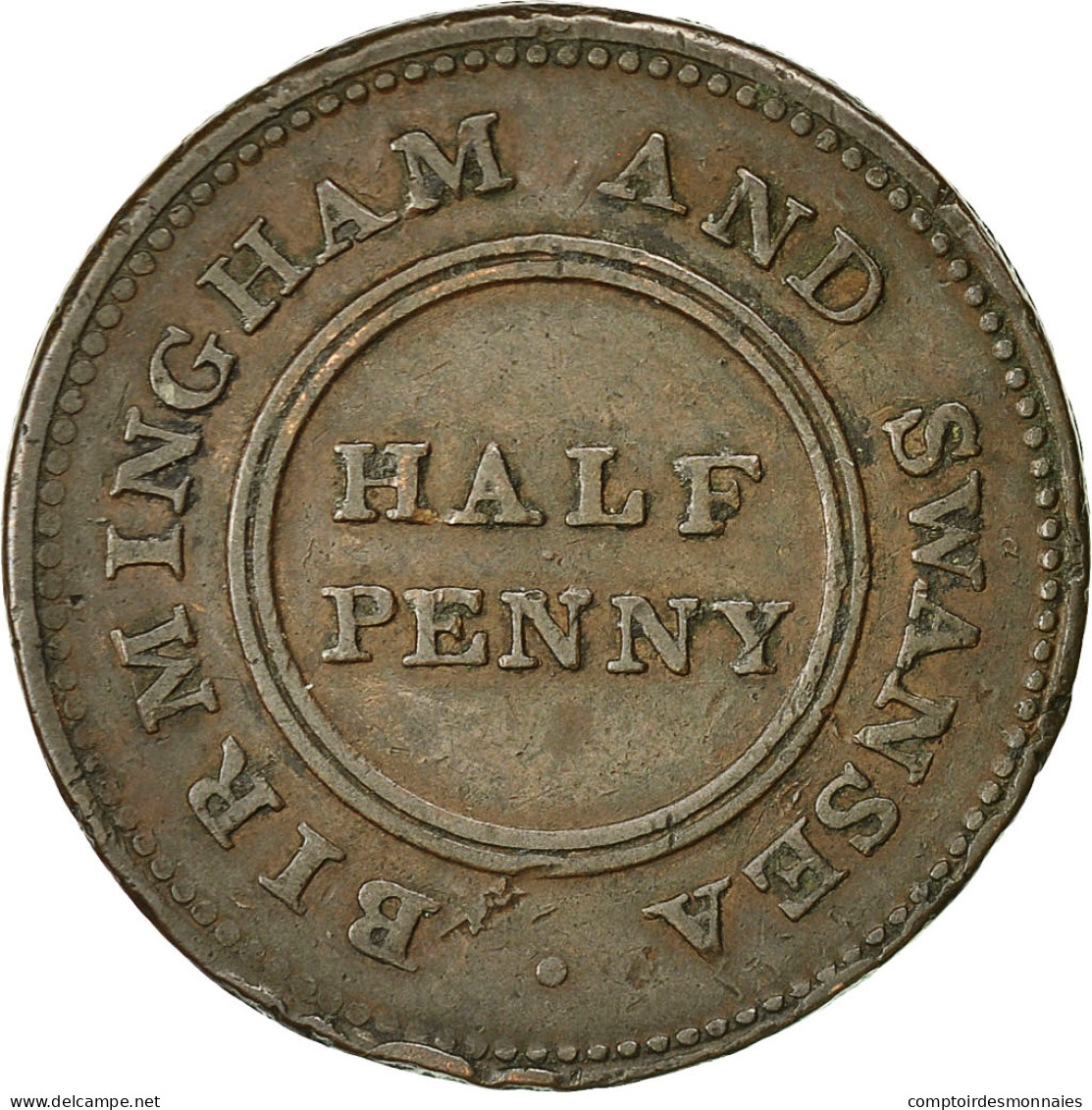 Monnaie, Grande-Bretagne, Rose Copper Company, Halfpenny Token, 1811 - Autres & Non Classés