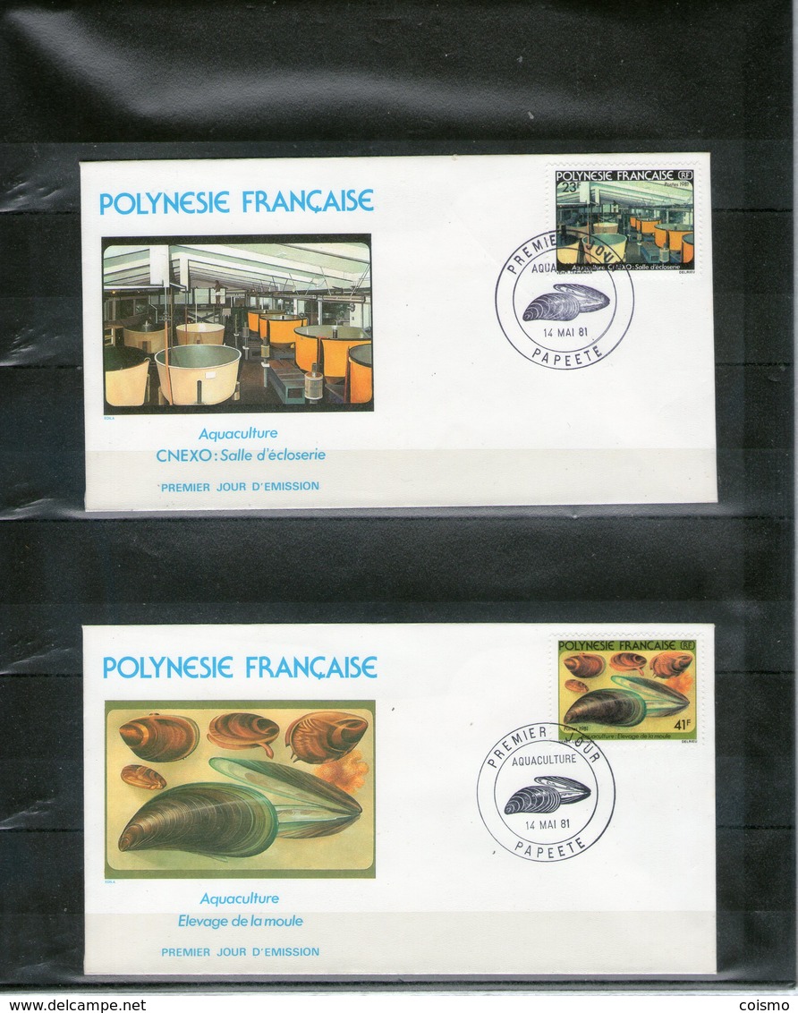 POLYNESIE FRANCAISE: Lot De 7 FDC - FDC