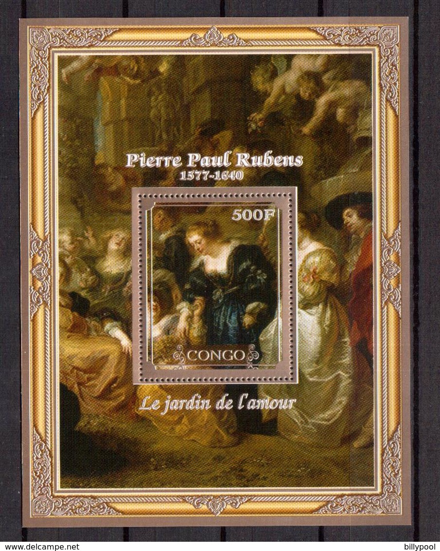 CONGO   Painting, P.P.Rubens,  SS  Perf. - Rubens