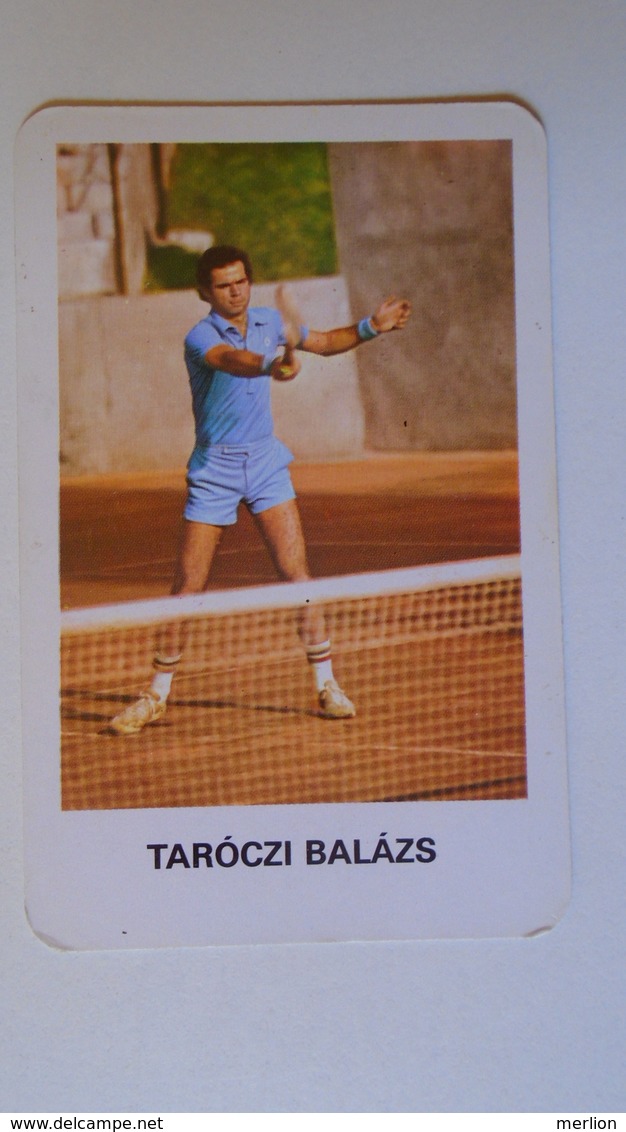 AV451.32 Tennis -Taróczi Balázs -   Calendrier De Poche - Hongrie - Pocket Calendar  -Hungary 1979 - Small : 1971-80