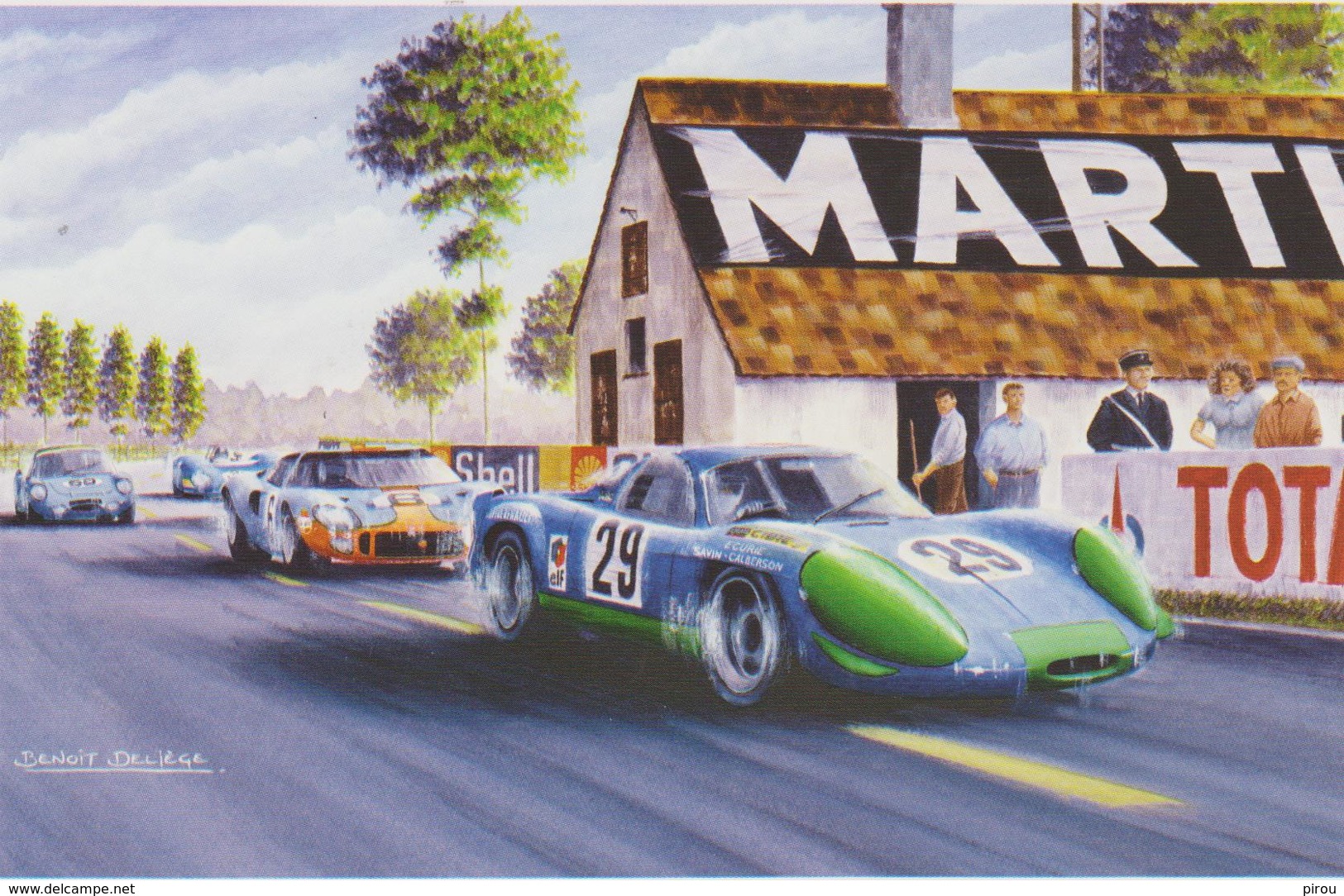 24 Heures Du MANS 1969 ALPINE RENAULT A 220 JABOUILLE/DEPAILLER De Benoit Deliège - Le Mans