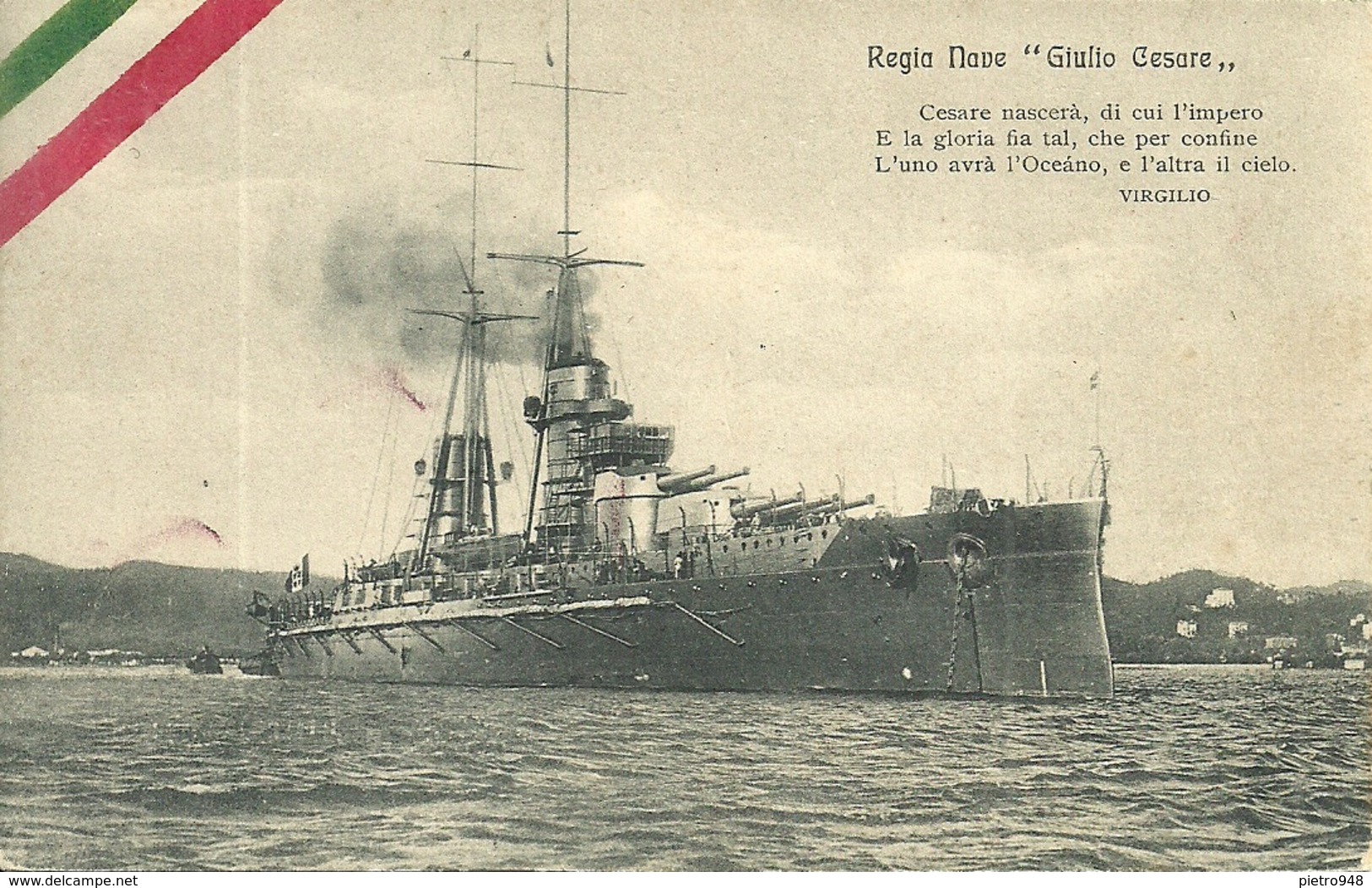 Regia Marina Militare Italiana, Regia Nave Corazzata "Giulio Cesare" - Guerra