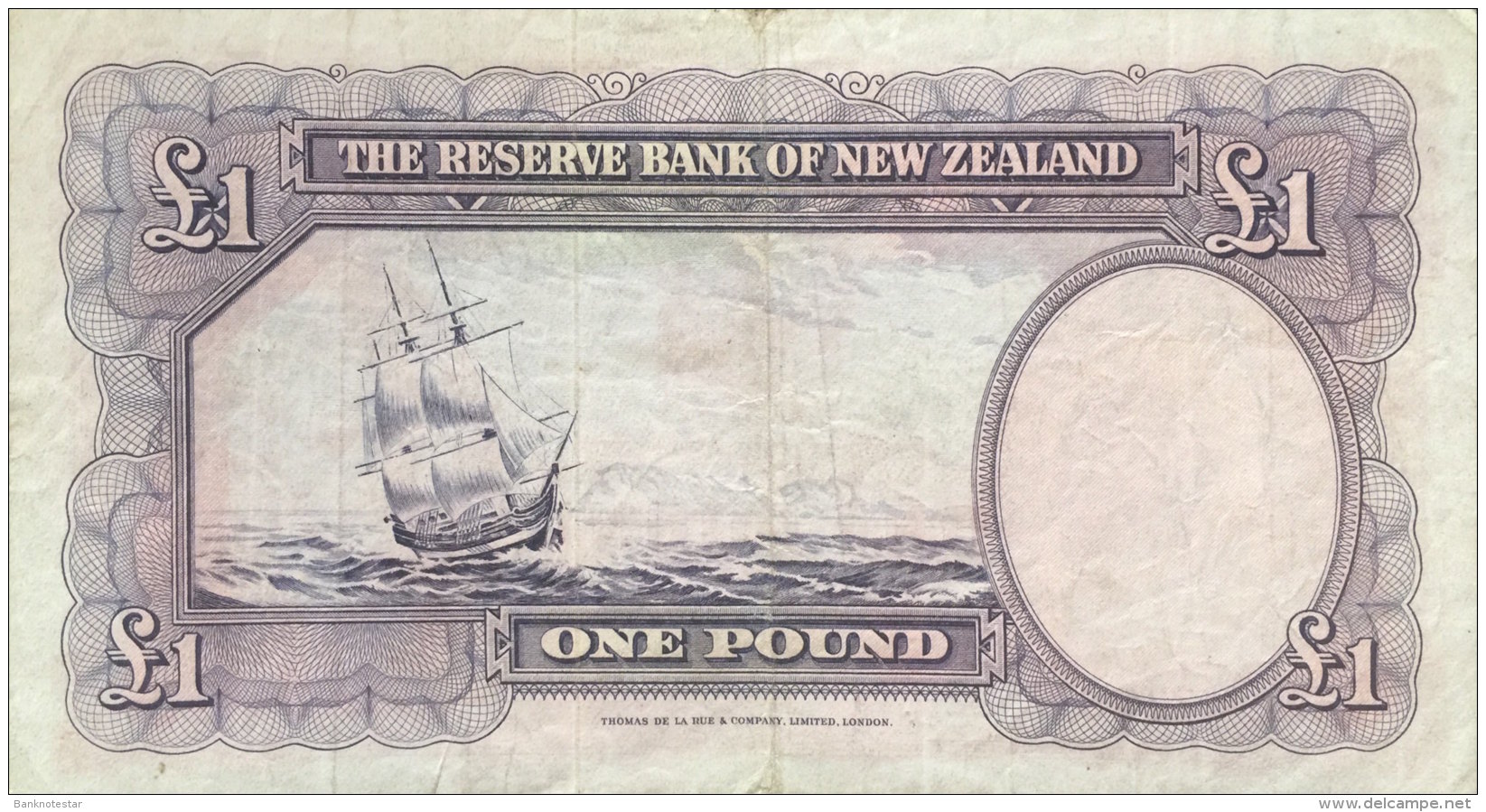 New Zealand 1 Pounds, P-159d - New Zealand