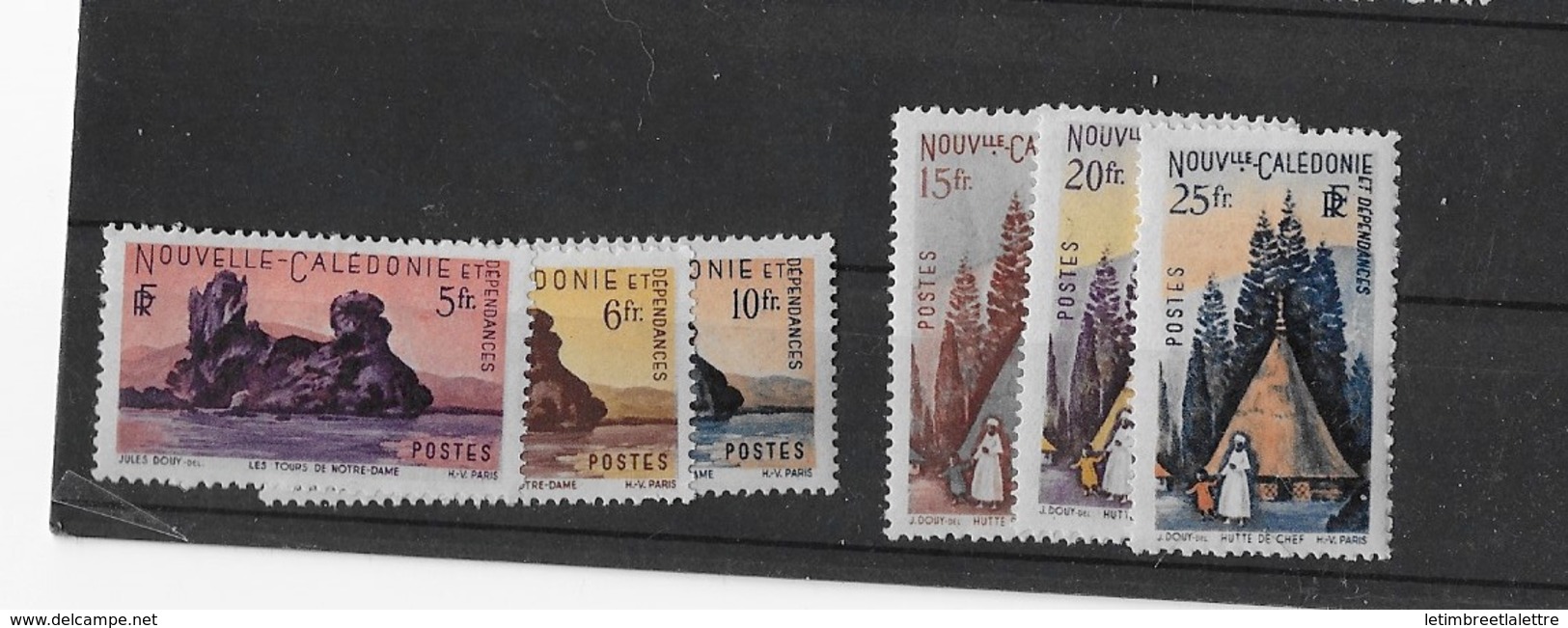 Nouvelle-Calédonie N°272 à 277** - Unused Stamps