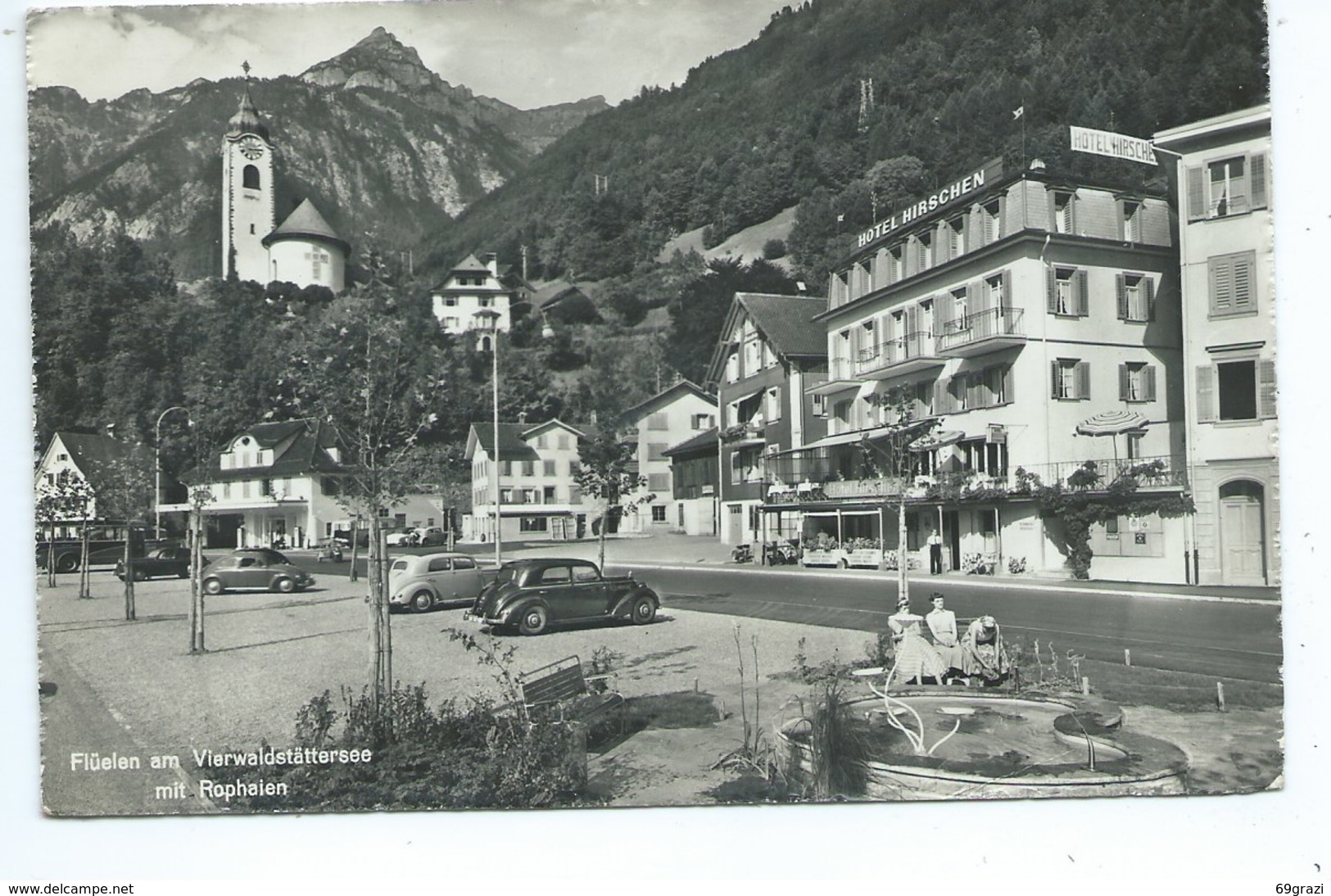 Flüelen Am Vierwaldstättersee Mit Rophalen ( VW Cox ) - Flüelen