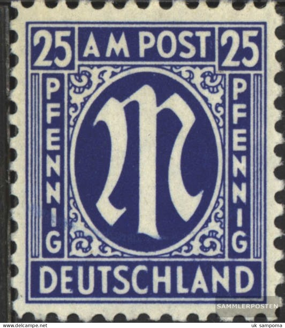 Bizonal (Allied Cast) 28I, Ornament With The Oval Connected Unmounted Mint / Never Hinged 1945 On-Post - Other & Unclassified