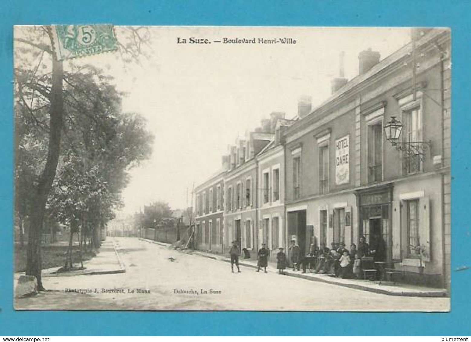 CPA Boulevard Henri-Wille LA SUZE 72 - La Suze Sur Sarthe