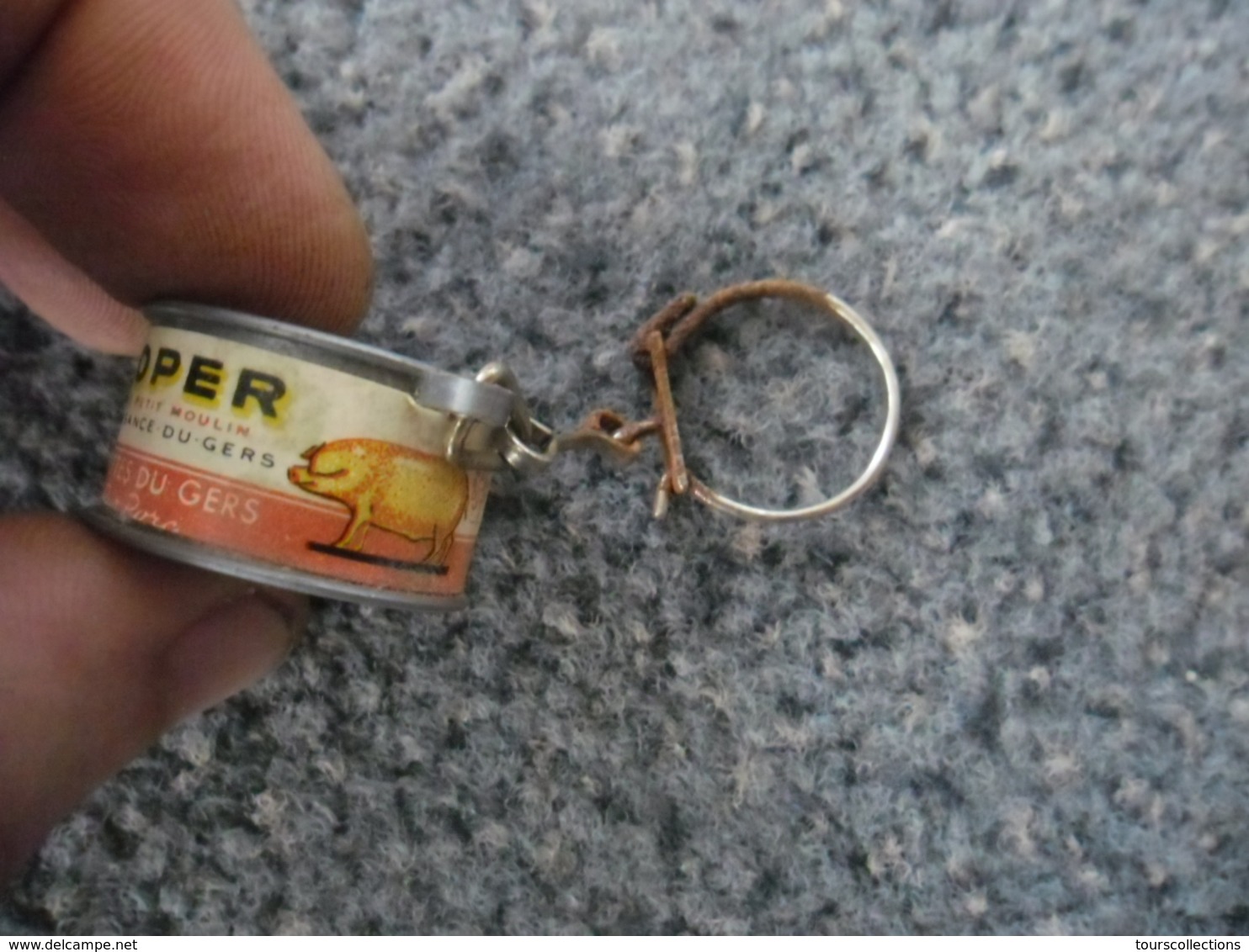 1 PORTE CLEFS COPER - Rillettes De Cochon De Plaisance Du Gers (32)  @ Vers 1965 - Sleutelhangers