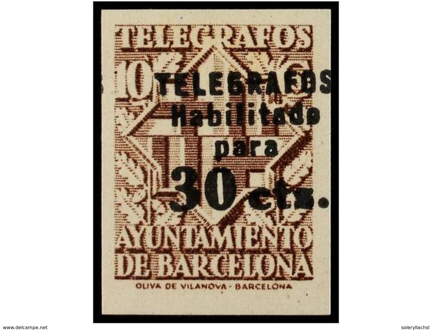 742 ** ESPAÑA: AYUNTAMIENTO DE BARCELONA. Ed.T-17/20s. SERIE COMPLETA<B> SIN DENTAR.</B> LUJO. Cat. 1.160?. - Autres & Non Classés