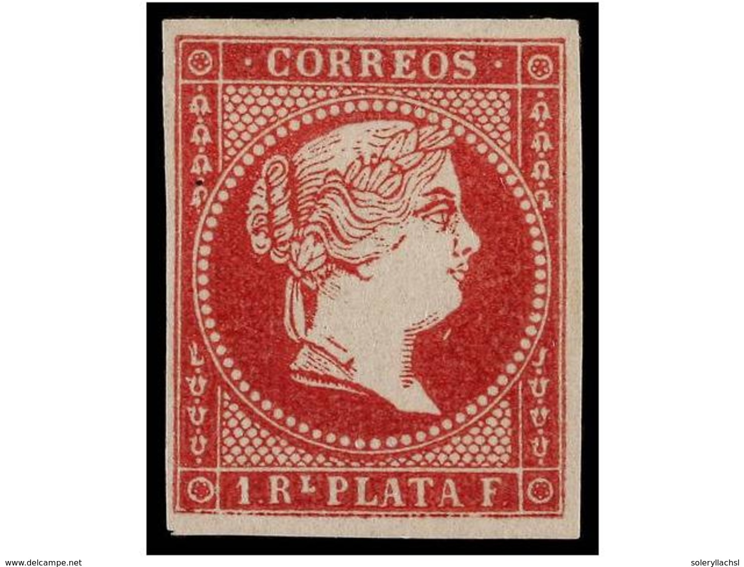 839 * COLONIAS ESPAÑOLAS: ANTILLAS. Ed.7, 8. <B>ENSAYOS DE COLOR. 1/2 Real </B>azul Gris, <B>1/2 Real</B> Azul S. Rosa,  - Autres & Non Classés