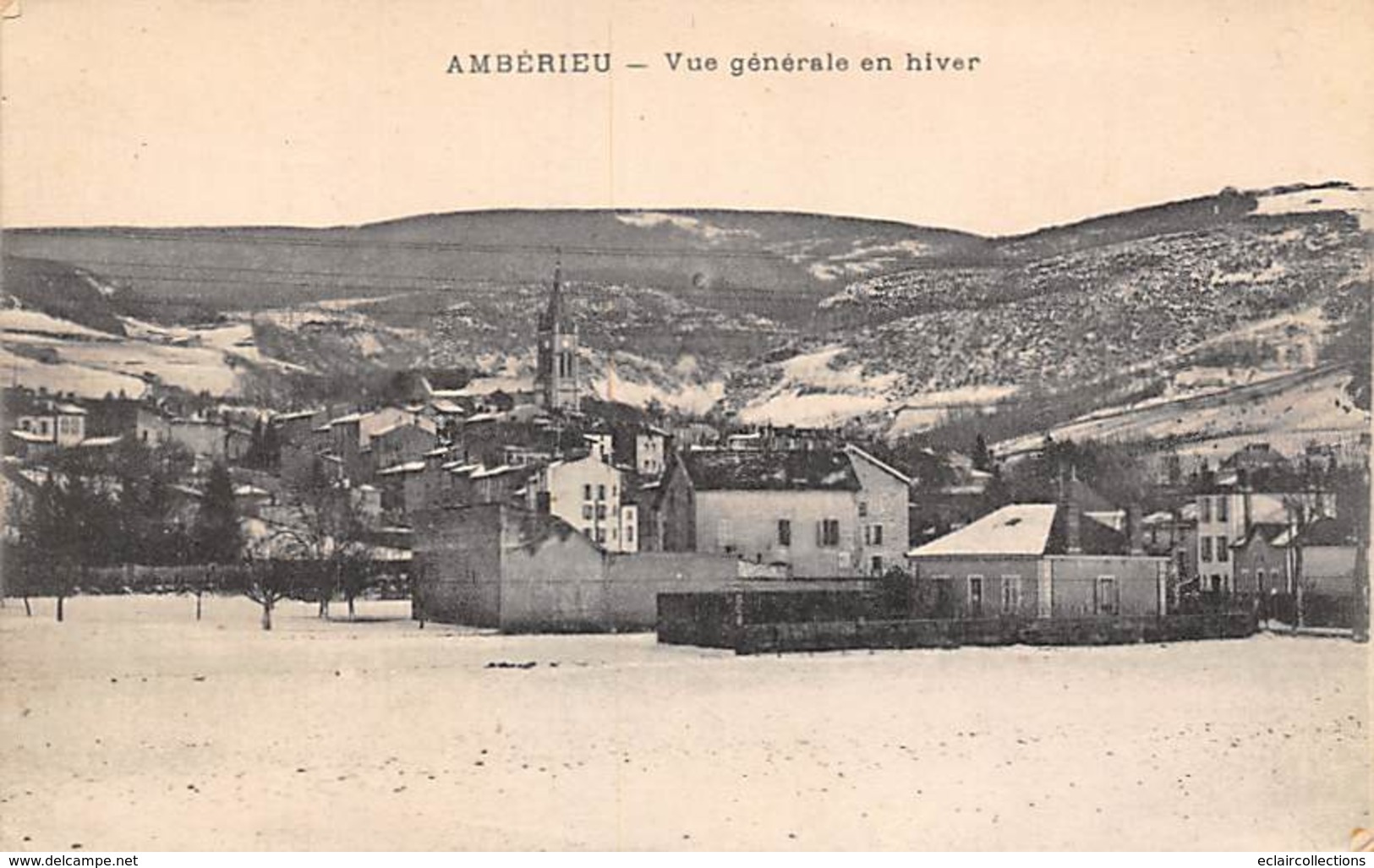 Ambérieu En Bugey     01       Vue Générale En Hiver                   (voir Scan) - Non Classés