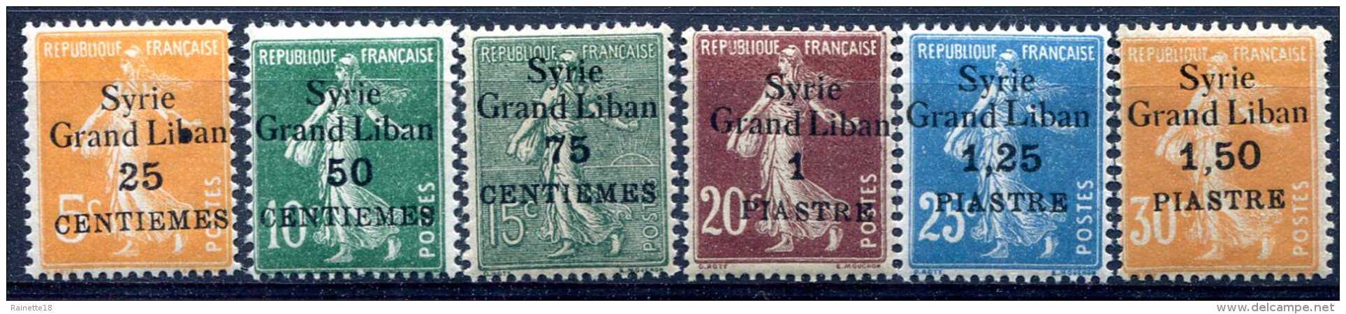 Syrie                 89/94  ** - Unused Stamps