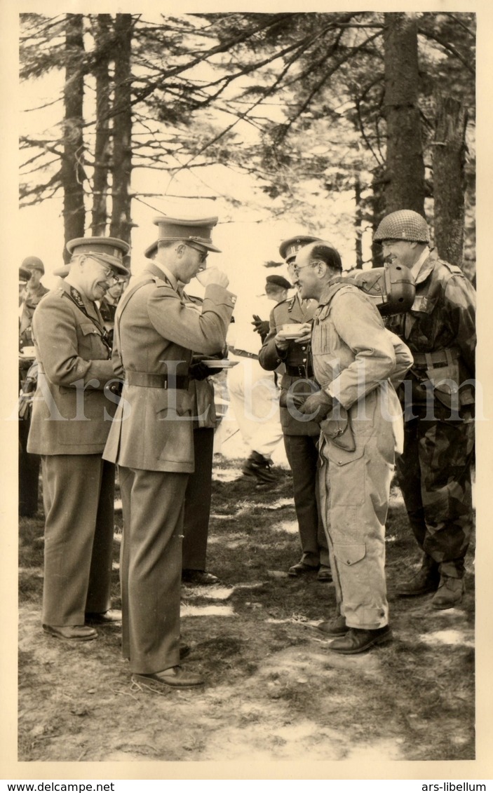 Photo Postcard / ROYALTY / Belgium / Belgique / Roi Baudouin / Koning Boudewijn / Camp D'Elsenborn / 1957 - Elsenborn (Kamp)