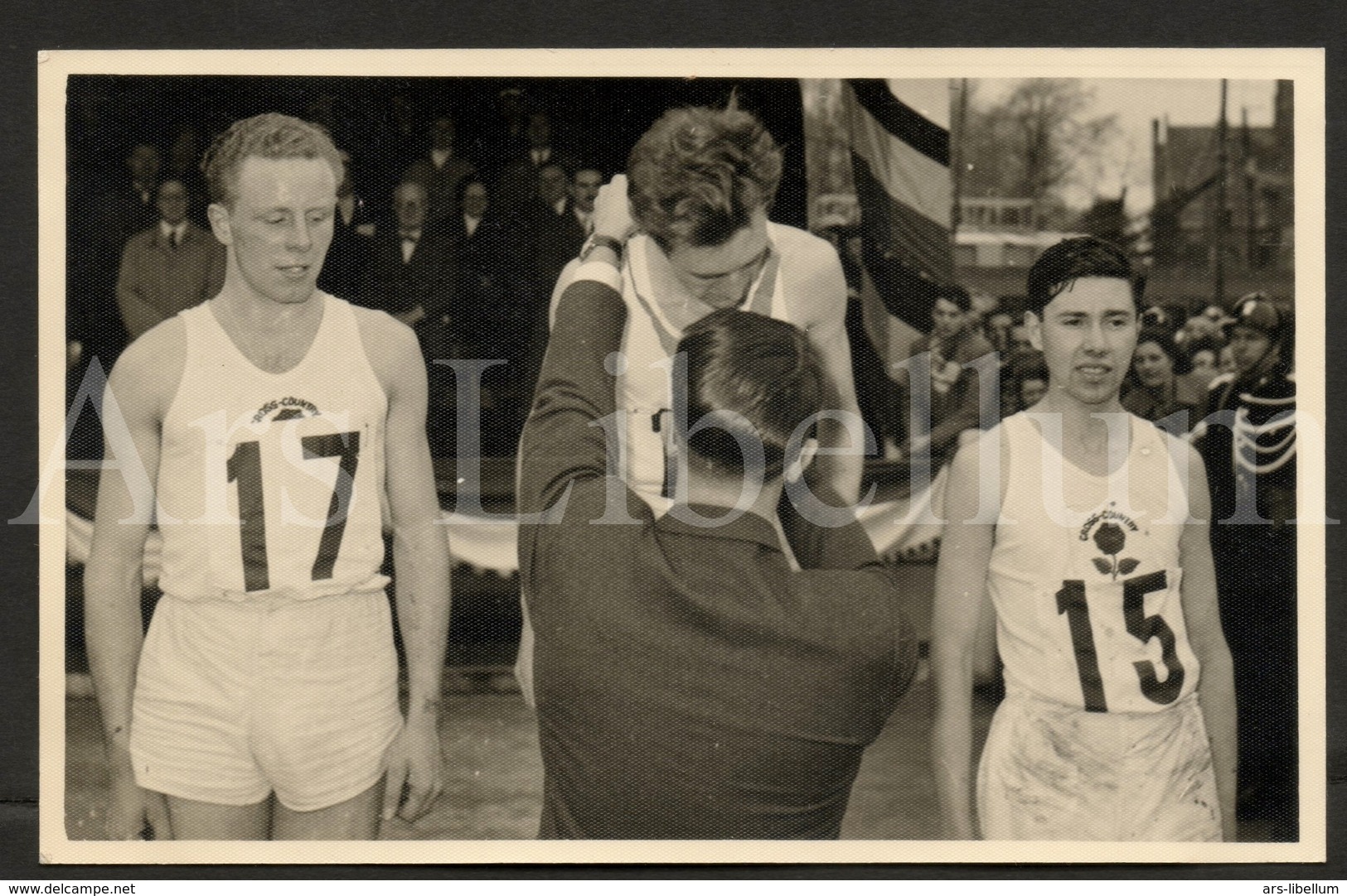 Photo Postcard / ROYALTY / Belgium / Belgique / Roi Baudouin / Koning Boudewijn / Cross Des Nations / Waregem / 1957 - Waregem