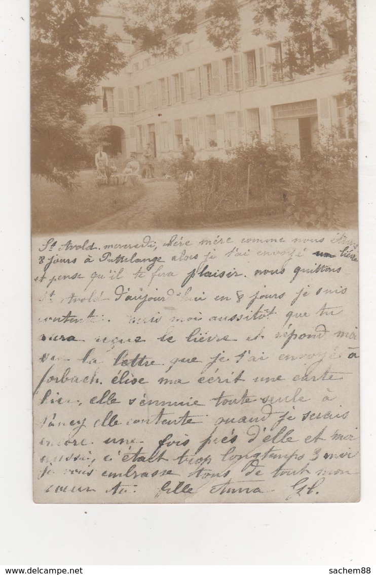 CPA..SAINT AVOLD.CARTE PHOTO.VOIR RECTO. - Saint-Avold