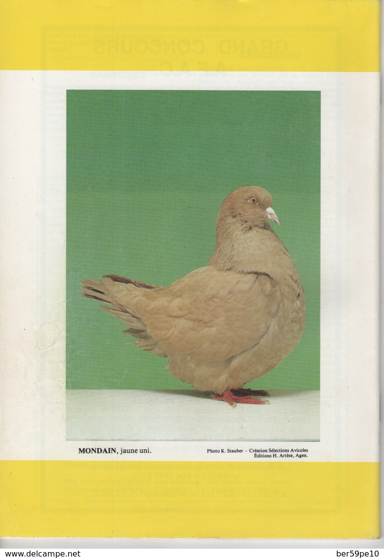 SELECTIONS AVICOLES AVICULTURE COLOMBICULTURE CUNICULTURE OCTOBRE 1988 N° 273 - Animals