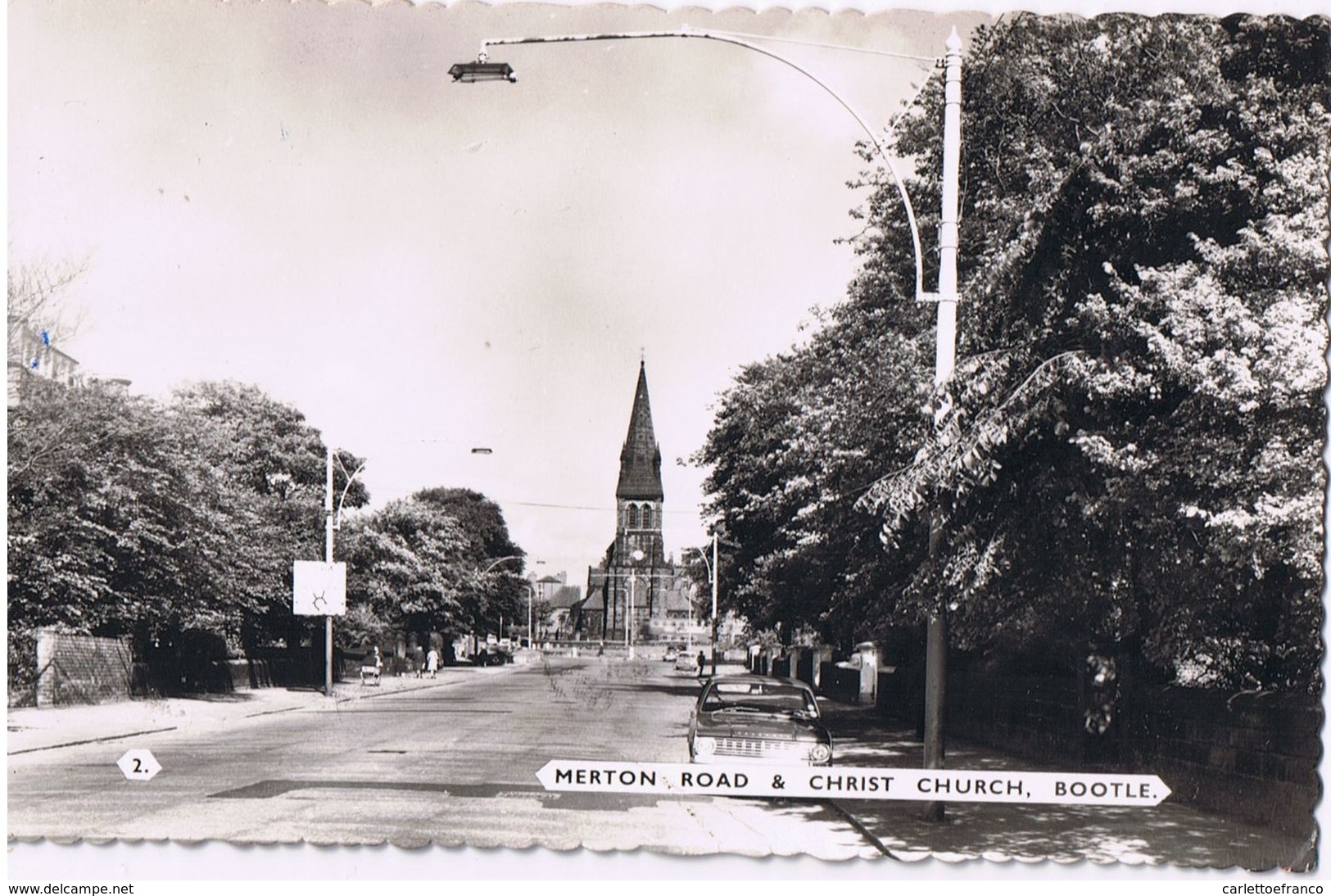 Merton Road & Christ Church , Bootle V. 1969 - Altri & Non Classificati