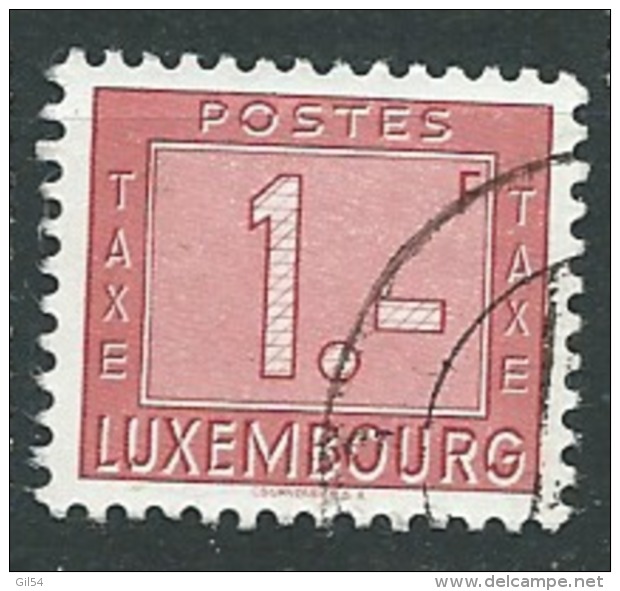 Luxembourg - Taxe  -  Yvert N° 30 Oblitéré       - Ad36917 - Segnatasse