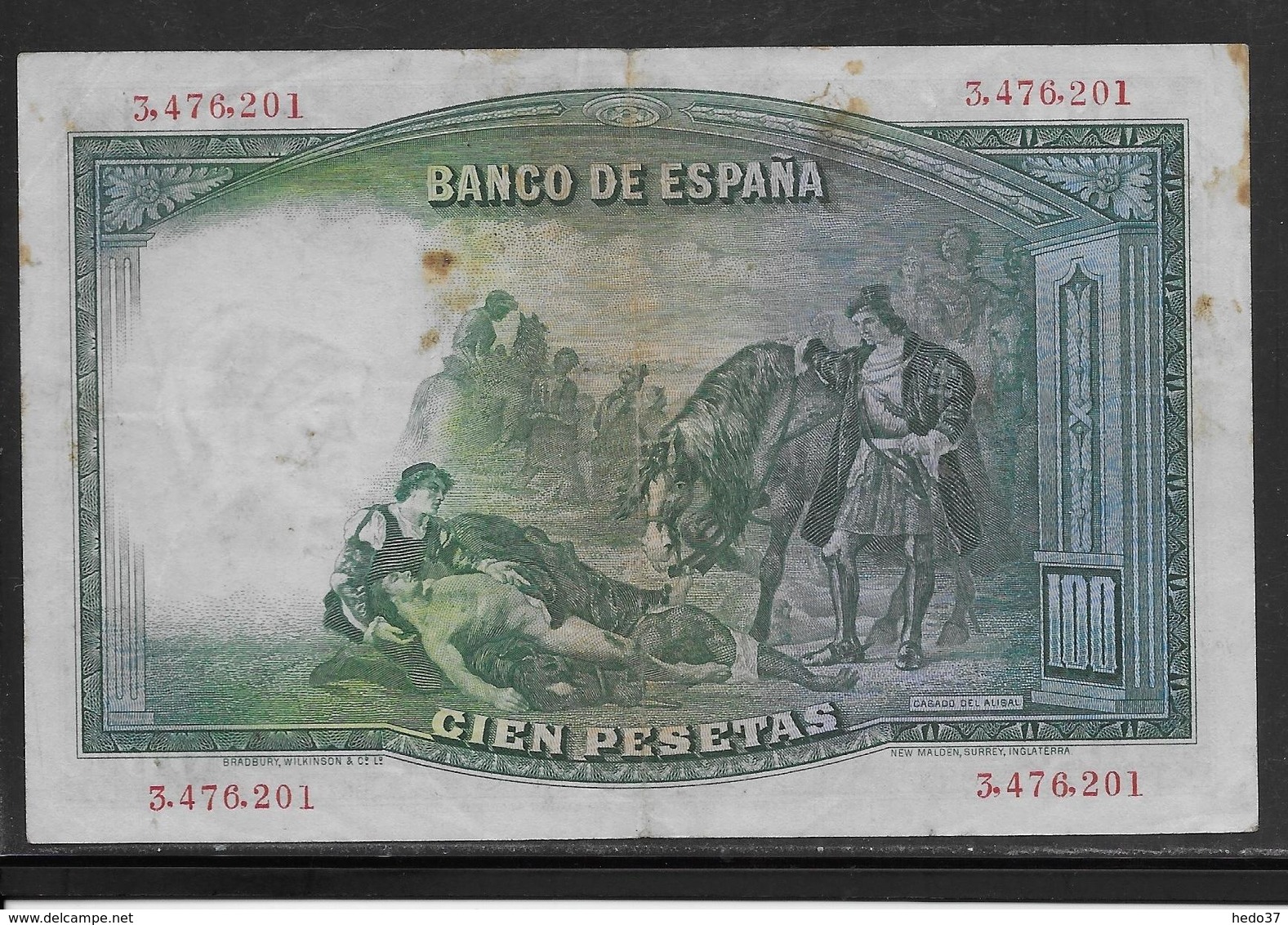 Espagne - 100 Pesetas - 1931 - Pick N°83 - TTB - 100 Pesetas