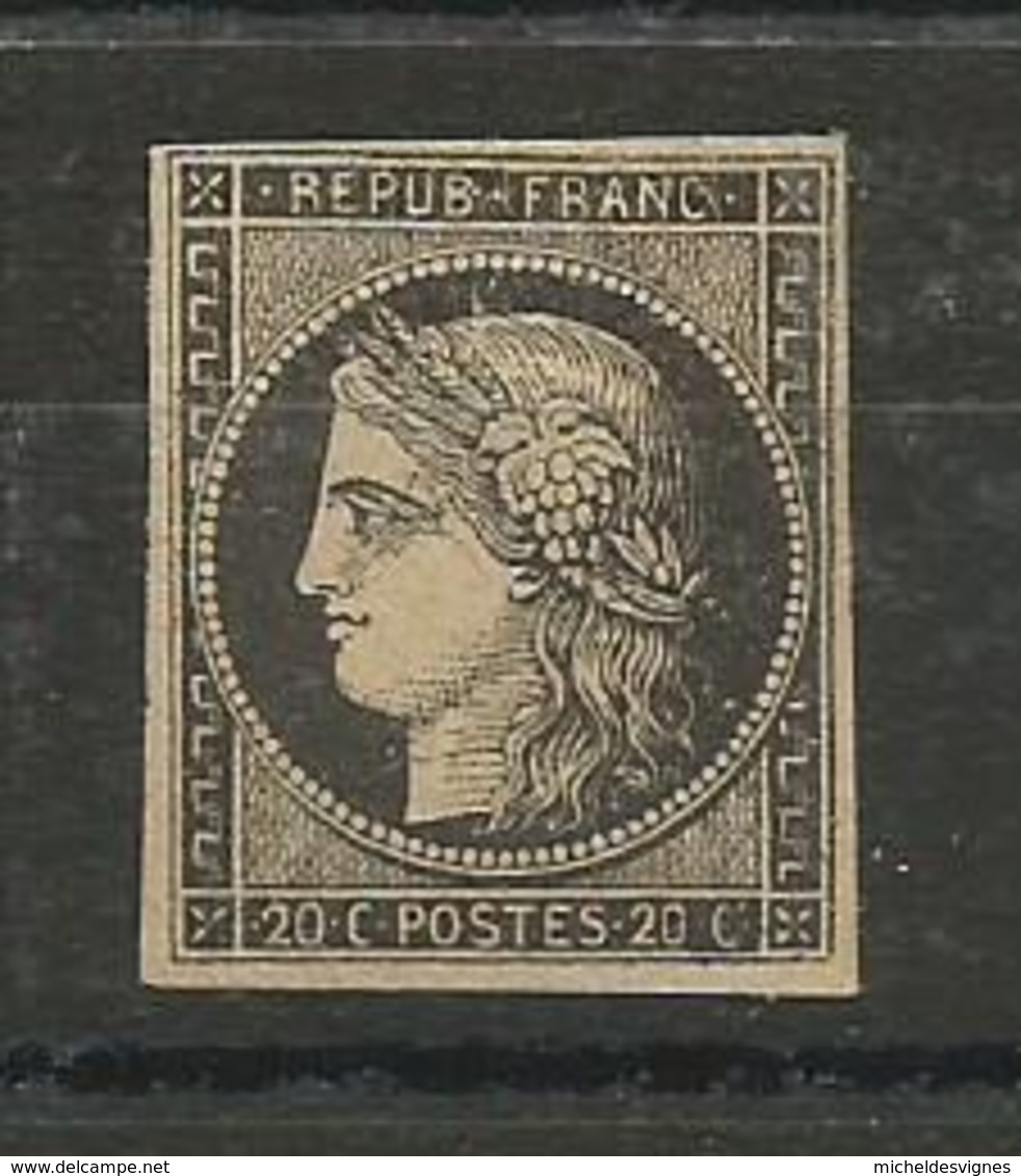 N° 3 Neuf Sans Gomme - 1849-1850 Ceres