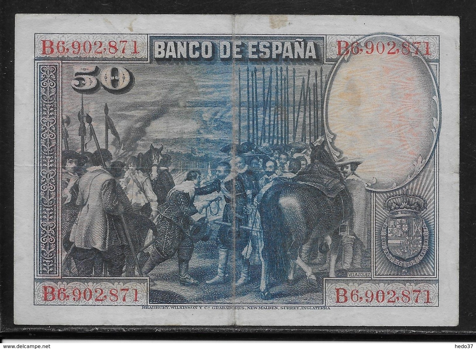 Espagne - 50 Pesetas - 1928 - Pick N°75 - SUP - 50 Peseten