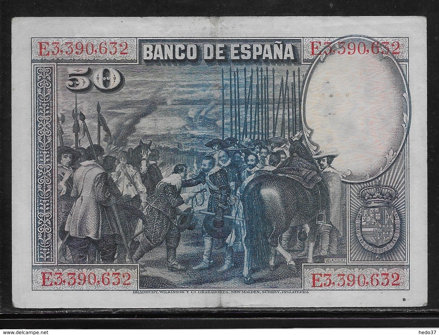 Espagne - 50 Pesetas - 1928 - Pick N°75 - TTB - 50 Pesetas