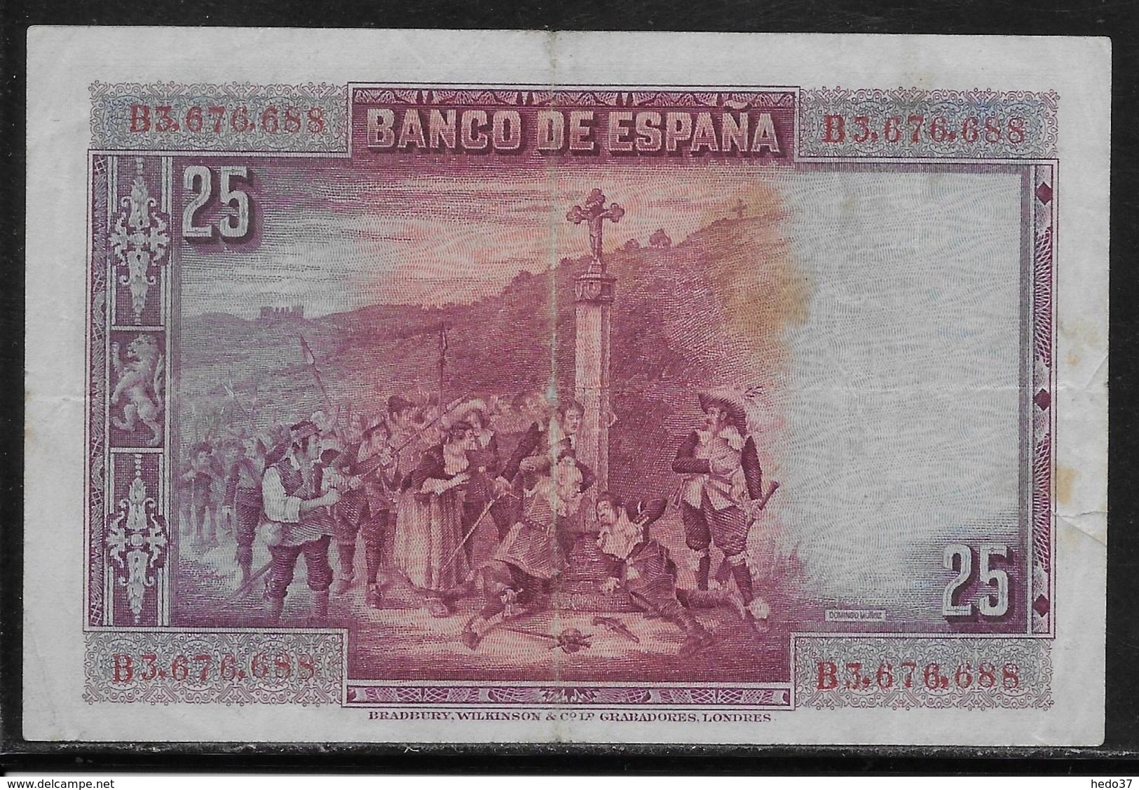 Espagne - 25 Pesetas - 1928 - Pick N°74 - TTB - 25 Pesetas