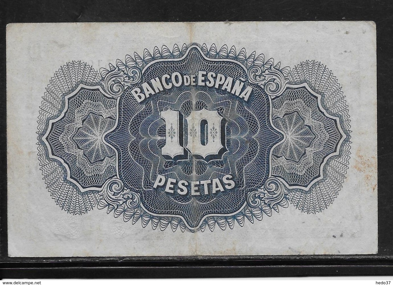 Espagne - 10 Pesetas - 1935 - Pick N°86 - TTB - 10 Pesetas
