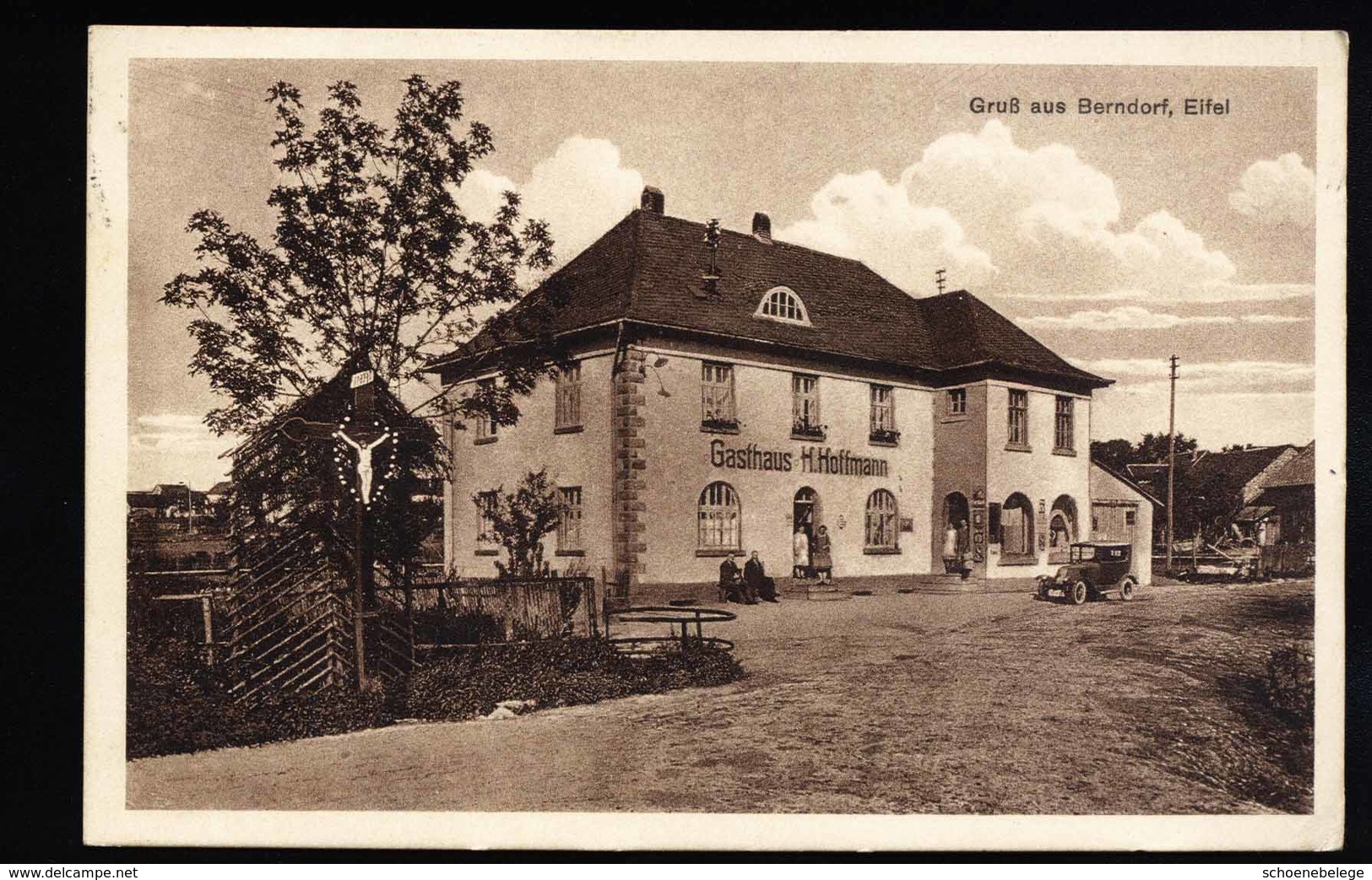 A5473) Ansichtskarte Berndorf / Eifel Gasthaus H. Hoffmann 1933 ? - Sonstige & Ohne Zuordnung