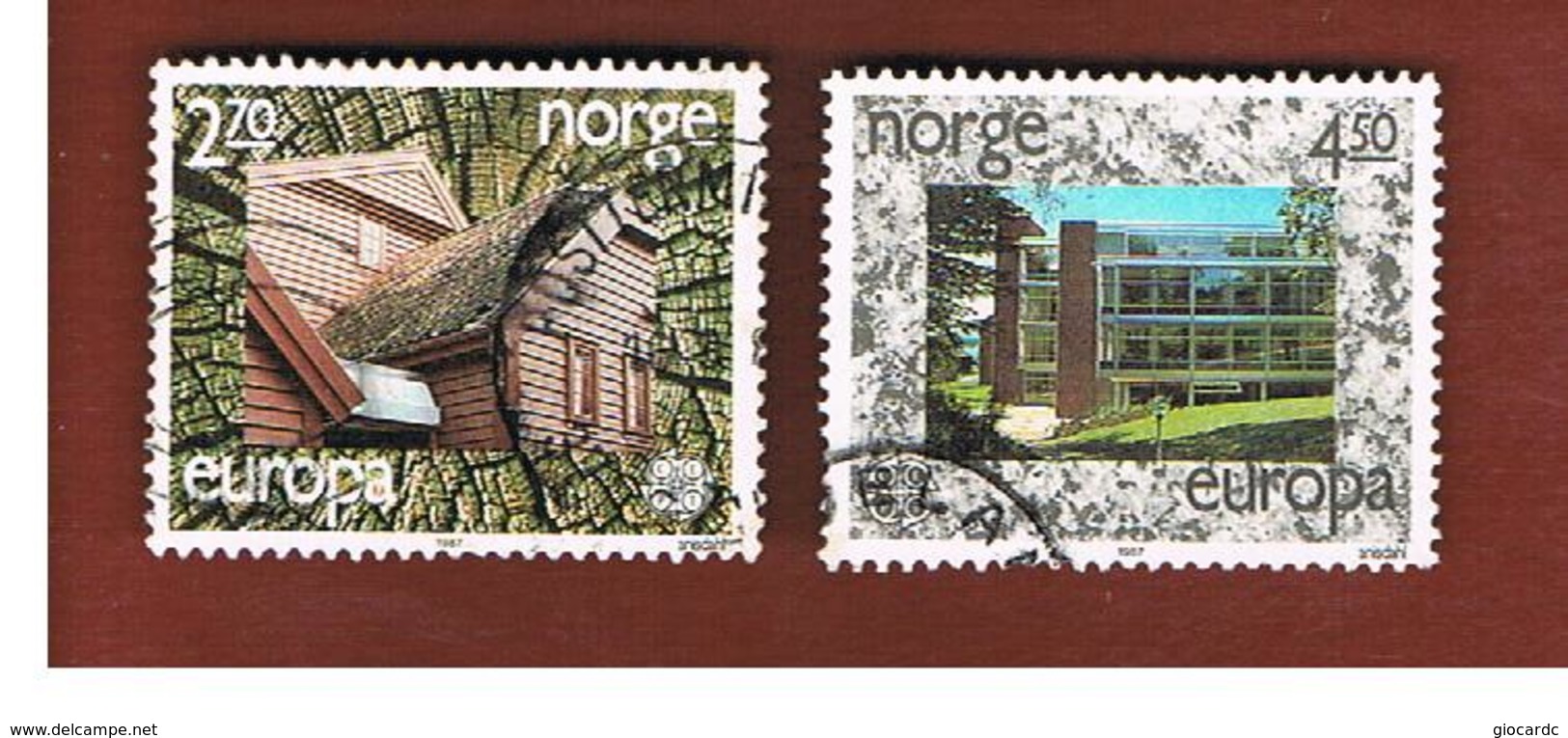 NORVEGIA (NORWAY)  - 1987 EUROPA  - USED - 1987