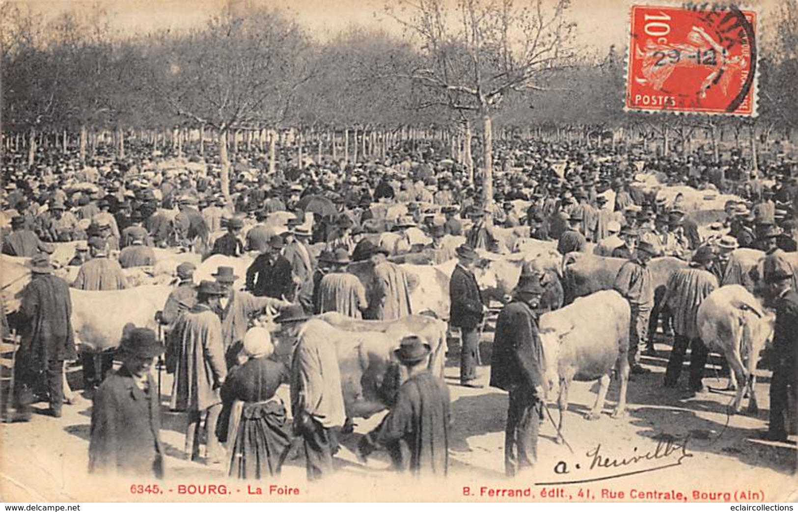 Bourg En Bresse     01      Foire Aux Bestiaux        (voir Scan) - Sonstige & Ohne Zuordnung