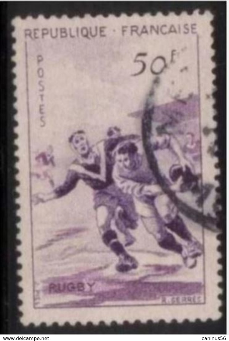 1074 - 1956 - Rugby - Cachet Rond - Oblitérés