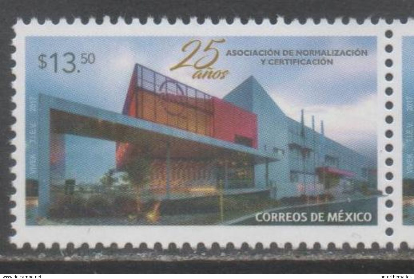 MEXICO, 2017, MNH, ASSOCIATION OF NORMALIZATION AND CERTIFICATION, 1v - Unclassified