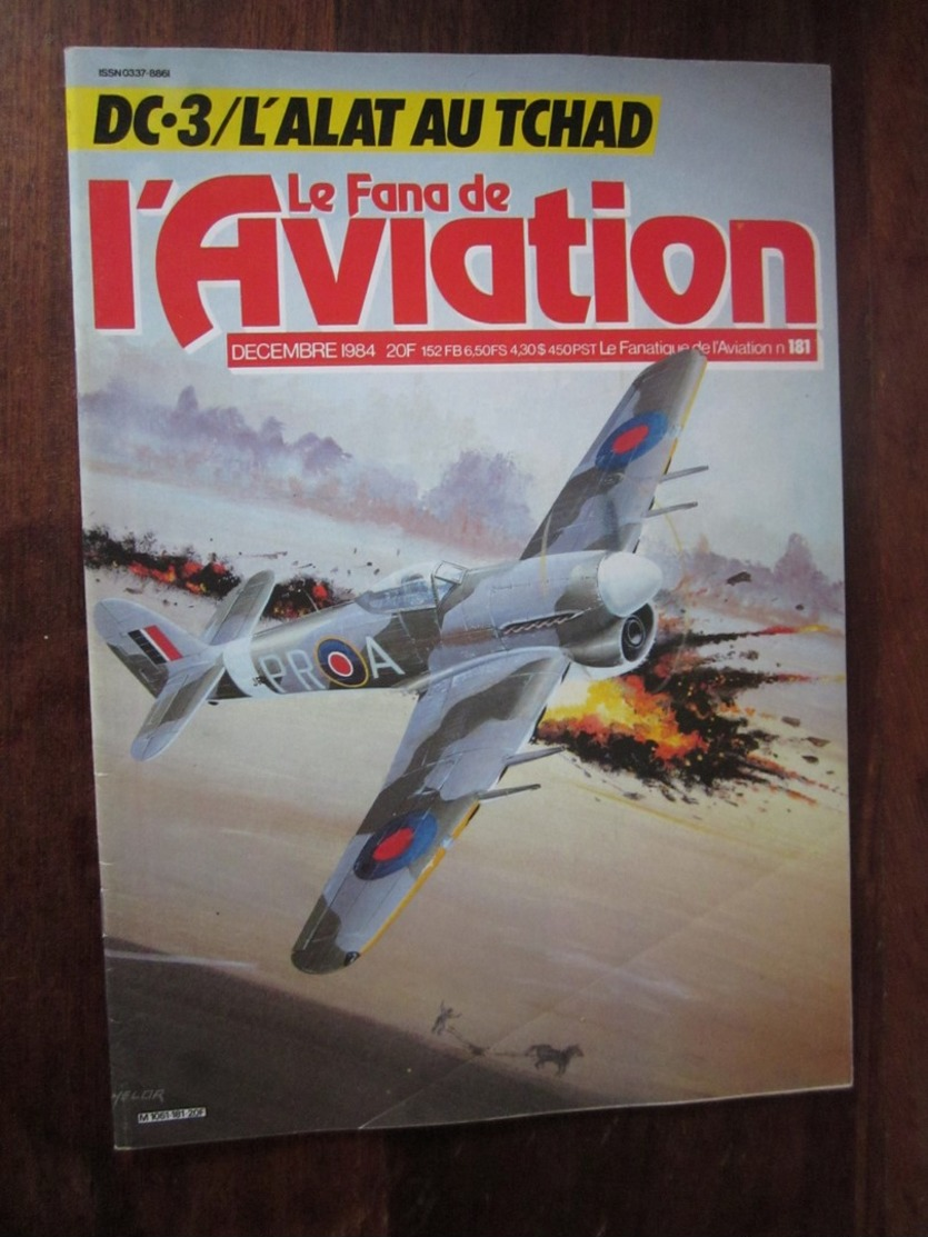 Revue - Le Fana De L'aviation N 181 - DC.3  L'alat Au Tchad - Vliegtuig