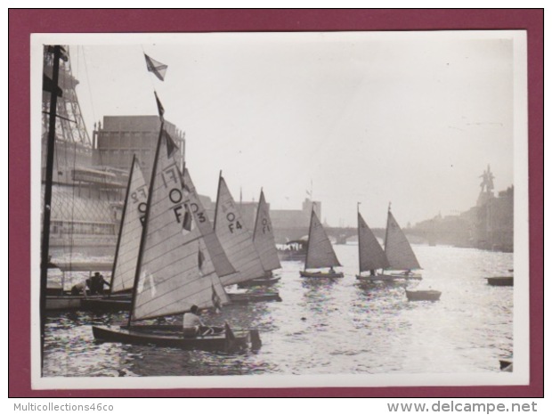 310518 - PHOTO DE PRESSE 1937 Vole Voilier - Manifestation Nautique Pont Des Invalides Et Pont Iéna Yachting Motor Club - Segeln