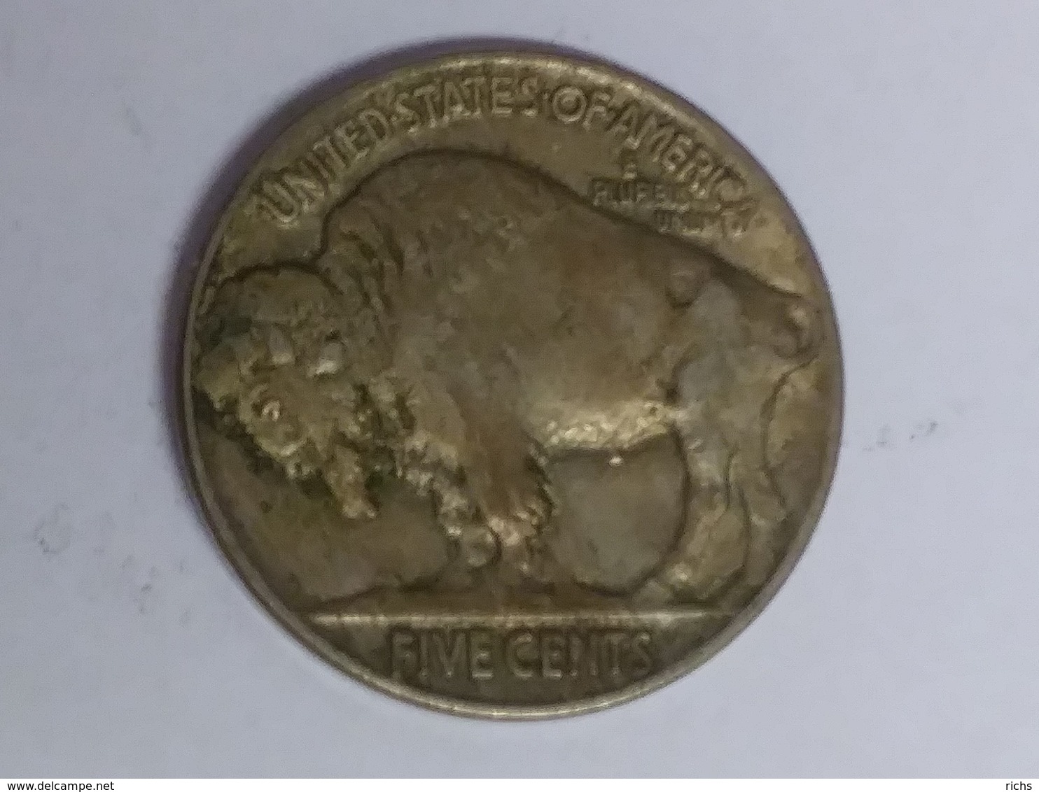 1913-S T-2 Buffalo Nickel - 1913-1938: Buffalo