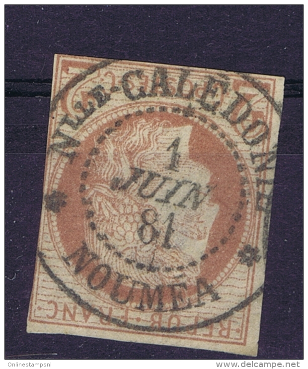 Colonies Générales: Yv Nr 40  Obl./Gestempelt/used  Very Complete Cancel Of Nouvelle Caledonie  RRR - Cérès