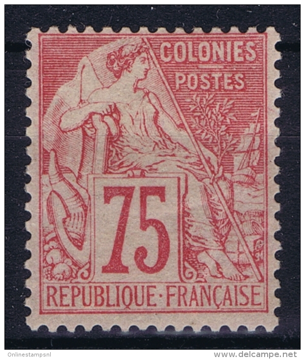 Colonies Générales: Yv Nr 58 MH/* Flz/ Charniere - Alphée Dubois