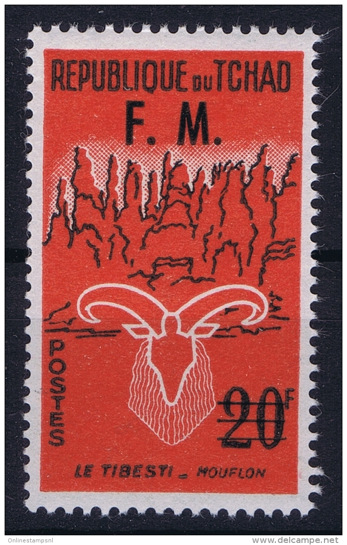 Tchad Yv  FR 1 Postfrisch/neuf Sans Charniere /MNH/** Franchise Militaire - Tschad (1960-...)