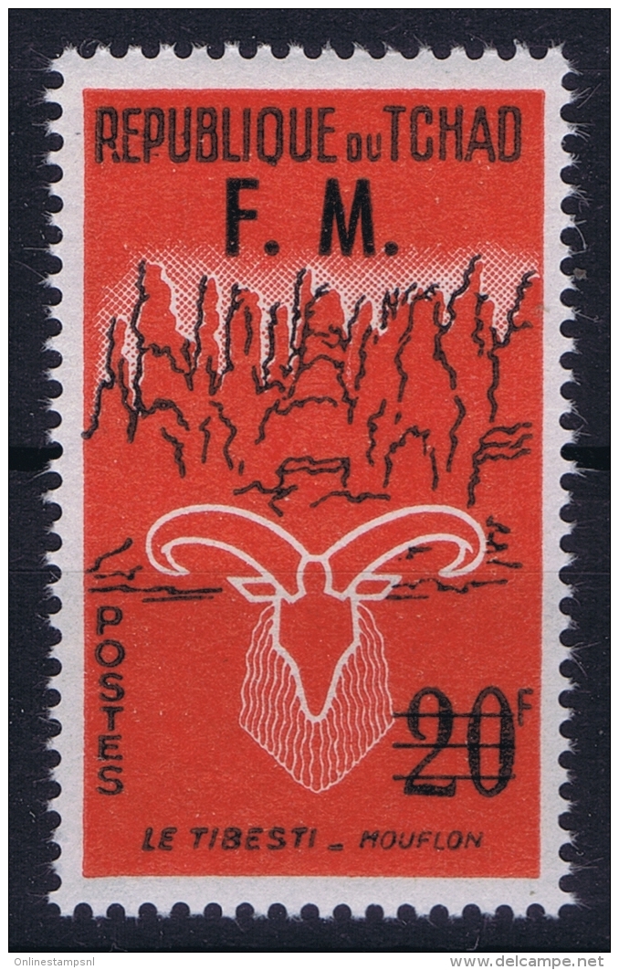 Tchad Yv  FR 1 Postfrisch/neuf Sans Charniere /MNH/** Franchise Militaire - Tschad (1960-...)